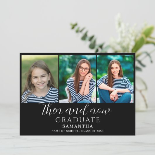 写真を撮って卒業 案内状 (スタンド正面)