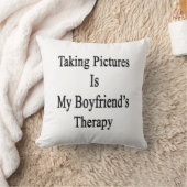 写真を撮ることは私のボーイフレンドのセラピーです クッション (ブランケット)