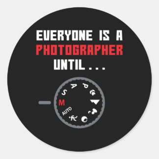 写真を撮るまで誰もが写真家だ ラウンドシール