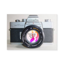 写真を撮る古いカメラ