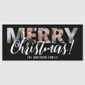 写真を文字Merry Christmasにアップロード (正面)