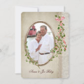 写真を用いた更新の誓パーソナライズされたい 招待状 (正面)