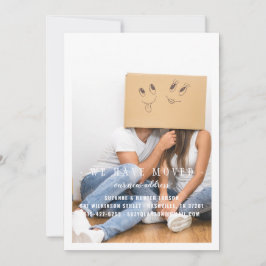 写真を移しモダンたミニマル 案内状