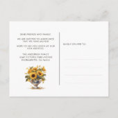 写真を移動した発表 案内ポストカード (裏面)