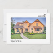 写真を移動しモダンた 案内状 (正面)