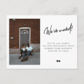 写真を移動カスタムしたモダンシンプルぞ 案内ポストカード (正面)