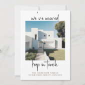 写真を移動モダンしました 案内状 (正面)