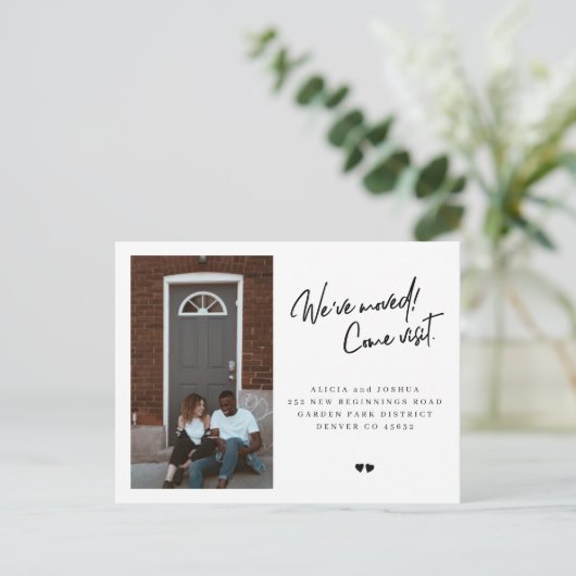 写真を移動来していモダンる 案内ポストカード (スタンド正面)