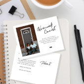 写真を移動来していモダンる 案内ポストカード