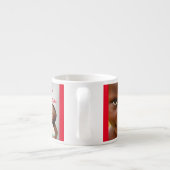 写真を簡単に作パーソナライズされたカスタム成 エスプレッソカップ (裏面)