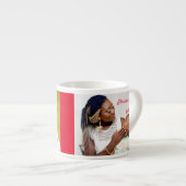 写真を簡単に作パーソナライズされたカスタム成 エスプレッソカップ (正面右)