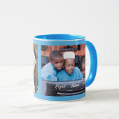 写真を簡単に作パーソナライズされたカスタム成 マグカップ (正面右)