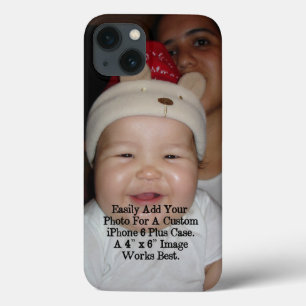 写真を簡単に追加してパーソナライズされたカスタムいる iPhone 13ケース