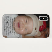 写真を簡単に追加できパーソナライズされたるカスタム Case-Mate iPhoneケース (裏面(横))