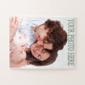 写真を簡単に追加ベビー ジグソーパズル (横)