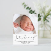 写真を紹介する予算の誕生のお知らせ (スタンド正面)