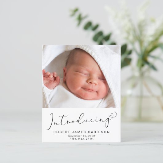 写真を紹介する予算の誕生のお知らせ (スタンド正面)