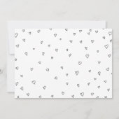 写真を結婚する愛および感謝の白いタイポグラフィ サンキューカード (裏面)