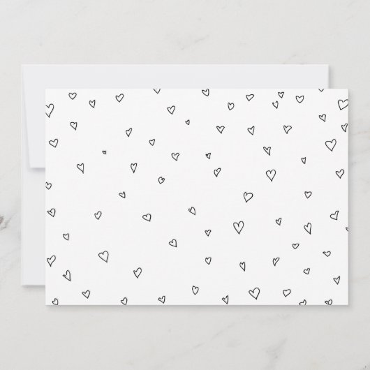 写真を結婚する愛および感謝の白いタイポグラフィ サンキューカード (裏面)