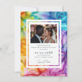 写真を背面にEthereal開花 セーブザデート (裏面)