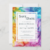 写真を背面にEthereal開花 セーブザデート (正面)