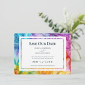 写真を背面にEthereal開花 セーブザデート (スタンド正面)