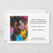 写真を背面にEthereal開花 セーブザデート (裏面)