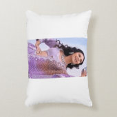 写真を貼った美しい枕 アクセントクッション (正面(垂直))