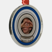 写真を追加して任意のカラーフレームを選択 メタルオーナメント (右)