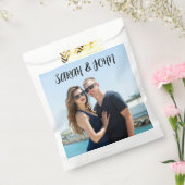 写真を追加して結婚式のお礼バッグ フェイバーバッグ (封をした状態)