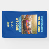 写真を追加する幼稚園の卒業1年生 横断幕 (横)