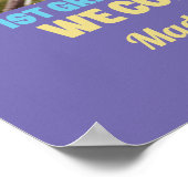 写真を追加する幼稚園の卒業1年生P ポスター (角)