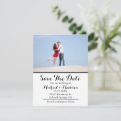 写真を追加する日付のカードを結婚保存する セーブザデート (スタンド正面)