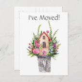 写真を追加する水彩のおとぎ話はがき ポストカード (正面/裏面)