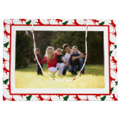 写真を追加するMerry Christmasの猫と木 ラージペーパーバッグ (裏面)