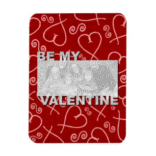 写真を追加するMy Valentine Frame -赤いハート マグネット