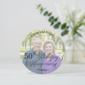写真を追加 テキストオーバーレイ 50周年結婚記念日 メニュー (スタンド正面)