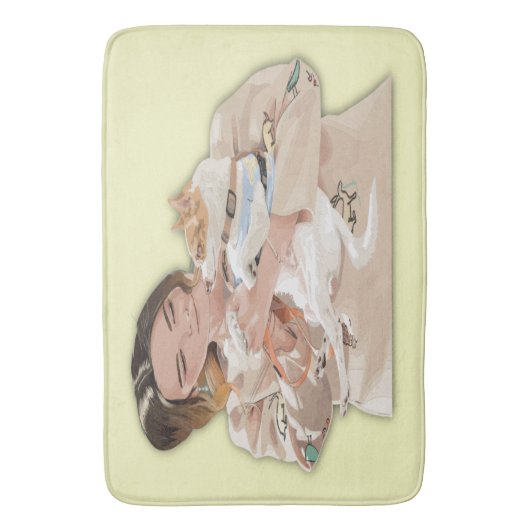 写真を追加 パーソナライズ バスマット (正面縦)