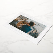 写真を追加 | メリークリスマス＆ハッピーニューイヤー 箔シーズンカード (回転した状態)