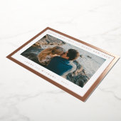 写真を追加 | メリークリスマス＆ハッピーニューイヤー 箔シーズンカード (回転した状態)