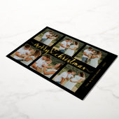 写真を追加 | メリークリスマス 箔シーズンカード (回転した状態)