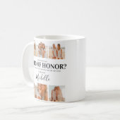 写真を追加 | 私の花嫁の介添人になってくれる? コーヒーマグカップ (正面左)