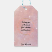 写真を追加Merry Christmas ギフトタグ (裏面)