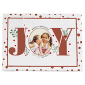 写真を追加terracotta JOY,水玉模様 ラージペーパーバッグ (正面)