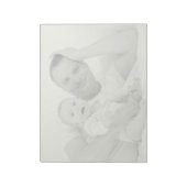 写真をB & Wライトトーンの背景に自動変換 ノートパッド (回転)