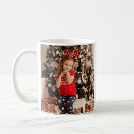 写真をCOFFEE MUG CUPカスタムにアップロード コーヒーマグカップ (左)