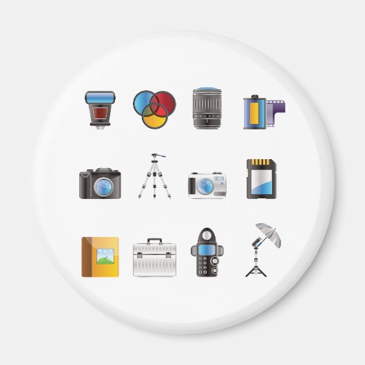 写真アイコン マグネット (正面)