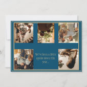 写真アップサイドダウンクリスマスクリスマスホリデーカード シーズンカード (正面)