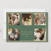 写真アップサイドダウンクリスマスクリスマスホリデーカード シーズンカード (正面)