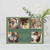 写真アップサイドダウンクリスマスクリスマスホリデーカード シーズンカード (スタンド正面)